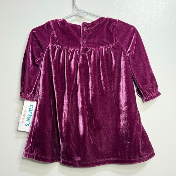 Carter’s 9 Month Magenta Dress - Picture 2 of 6
